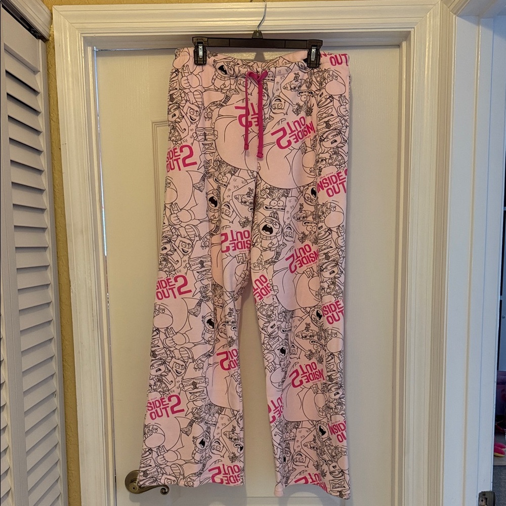 Disney Pink Inside Out 2 Women's Fleece pants